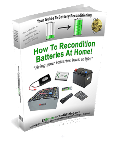How to recondition batteries at home